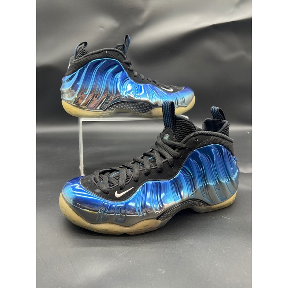 Nike Air Foamposite PRM Blue Mirror Men\'s Size 8 main image 4